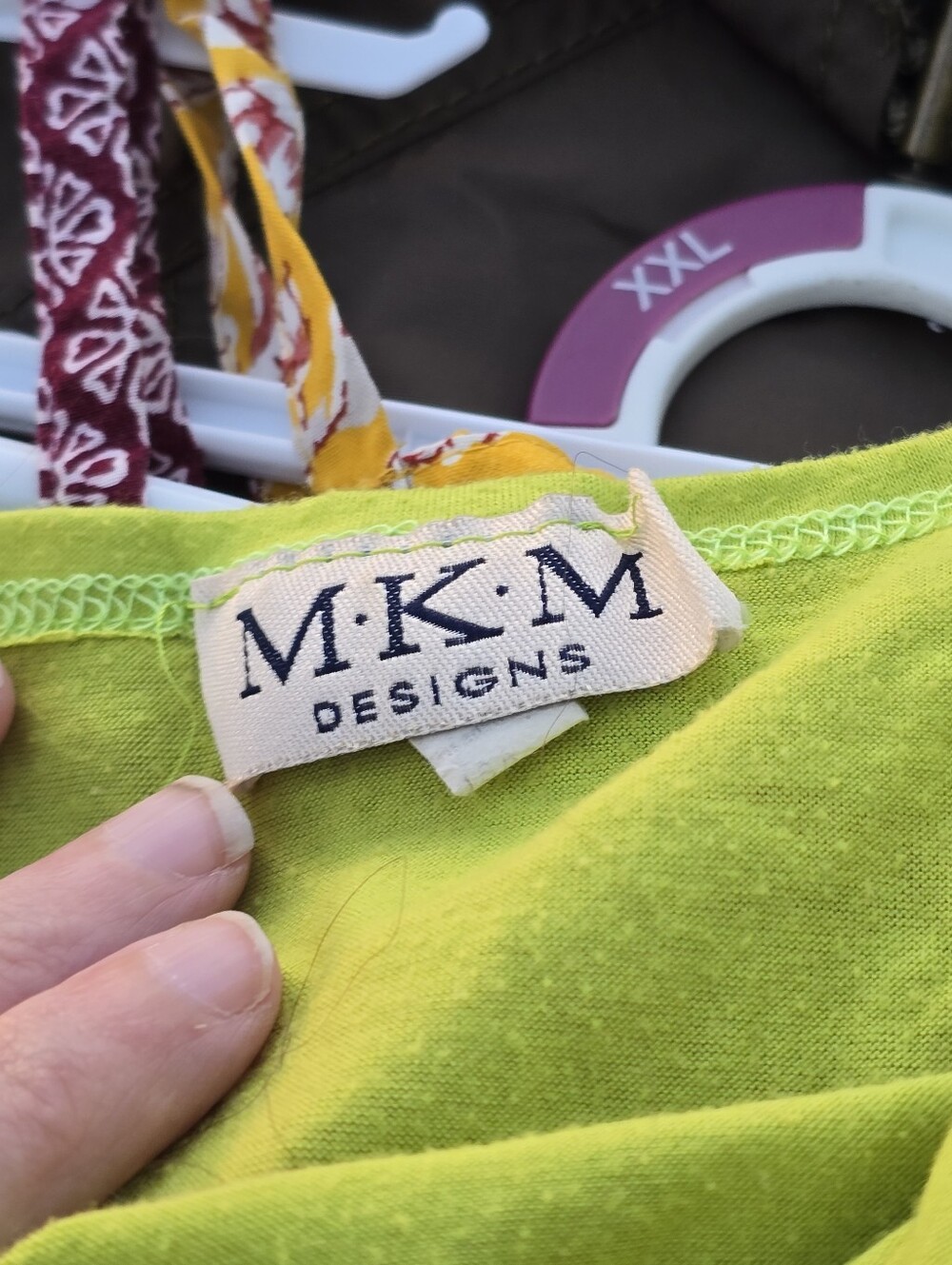 M.K.M. Ladies Lime Green Blause
